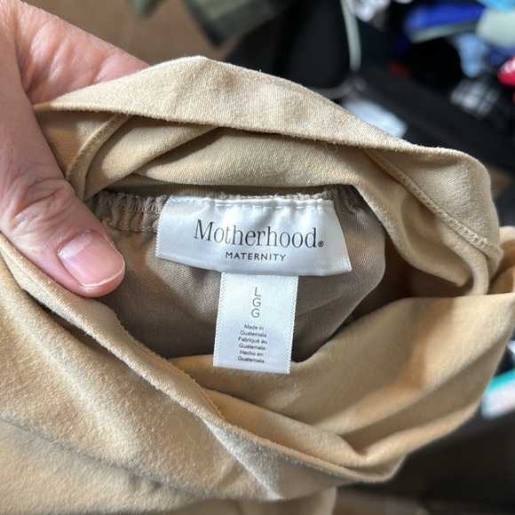 MOTHERHOOD MATERNITY The Maia Skinny Ankle Maternity Khaki Pants Size - Picture 9 of 9